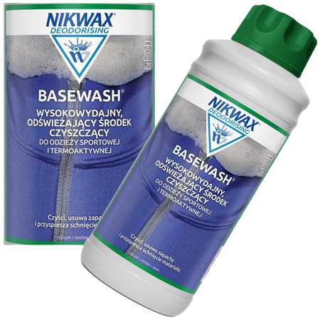 NIKWAX BaseWash Płyn do Prania Bielizna Termoaktywna Syntetyczna 1 Litr