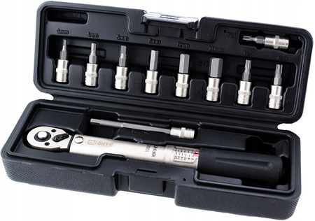 PROX Klucz dynamometryczny nastawny 2-24Nm +bity