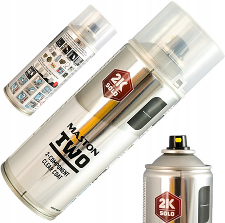 MASTON LAKIER BEZBARWNY SPRAY WYSOKI POŁYSK 400ml