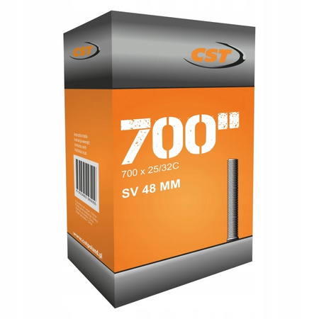 CST Dętka 700x25/28/30/32 AV SAMOCHODOWY 48mm