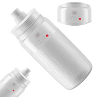 Bidon ELITE FLY TEX Przezroczysty Szare Logo 550ml SUPER LEKKI 51 gram