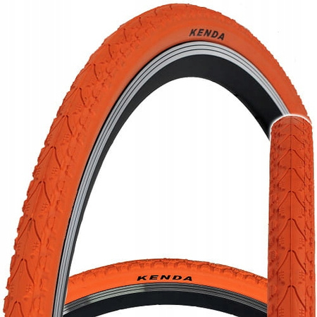 OPONA ROWEROWA 700 x38 40-622 POMARAŃCZOWA KENDA KHAN