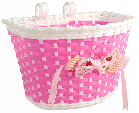 Plastikowy KOSZYK na ROWER HULAJNOGĘ dla dzieci