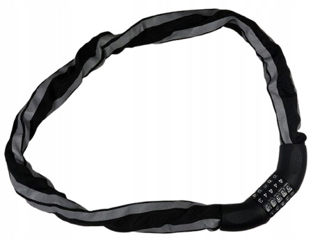 K2 Zapięcie rowerowe szyfr łańcuch 900x6mm ODBLASK