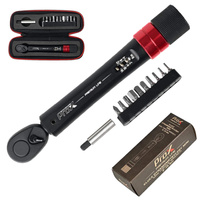 KLUCZ DYNAMOMETRYCZNY 2-14NM Nastawny 12 Elementów Grzechotka + Futerał