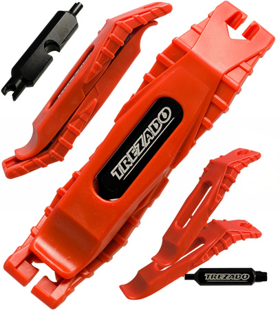 TREZADO zestaw tubeless ściągacz wentyla 2 łyżki