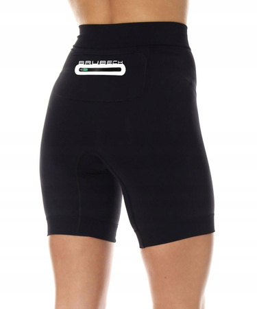 BRUBECK Legginsy sportowe spodenki KOLARKI 1/2 L