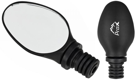 Lusterko Rowerowe Owalne Lusterko Wsteczne PROX Do Kierownicy Gravel Szosa