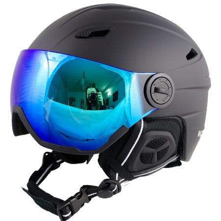 KASK NARCIARSKI Z SZYBĄ GOGLAMI REVO SHIFT KASK SNOWBOARDOWY XL +GRATIS