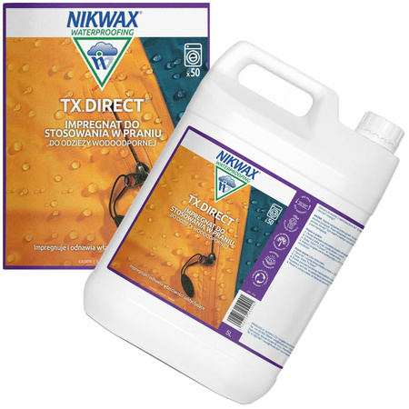 NIKWAX TX.Direct Płyn 5 Litrów Impregnat Do Kurtek GORE-TEX I Softshelli