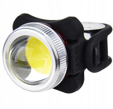 PROX ALPHA F Lampka rowerowa przednia USB 130 LM