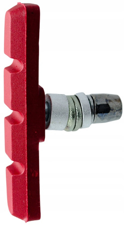 BARADINE KLOCKI HAMULCOWE V-BRAKE 947V CZERWONE 70