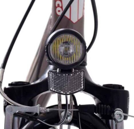 LAMPA ROWEROWA PRZEDNIA NA DYNAMO LAMPKA LED +ODBL