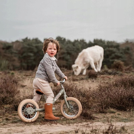 ROWEREK BIEGOWY TRYBIKE RETRO VINTAGE LEKKI PREMIUM 16 MSC DO 6 LAT BIAŁY