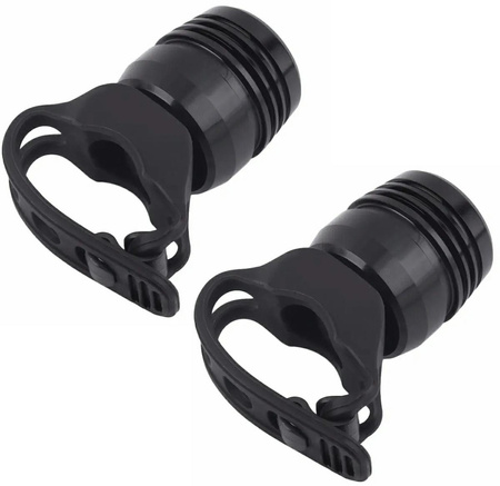 Zestaw Lampek Rowerowych Baryłki alu P+T Komplet