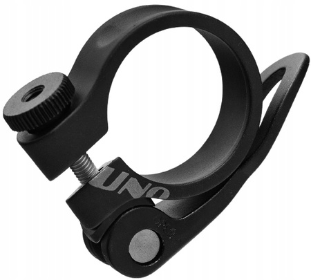 UNO Obejma zacisk sztycy QR 34,9 mm czarna matowa