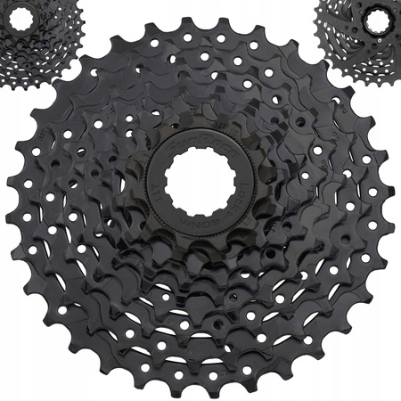 KASETA 9 rzędowa 11-36T SUNRACE CZARNA MOCNA LEKKA