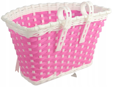 Plastikowy KOSZYK na ROWER HULAJNOGĘ dla dzieci