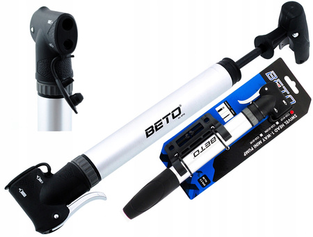 BETO 012T Pompka rowerowa FV/FV/AV ruchoma głowica