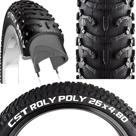 OPONA 26x4.8 CST ROLY POLY FAT BIKE Drut 122-559 60TPI