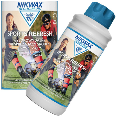 NIKWAX Sports Refresh 1L Płyn Do Prania Odzieży Sportowej Termoaktywnej