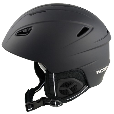 KASK NARCIARSKI KASK SNOWBOARDOWY czarny matowy XL +GRATIS