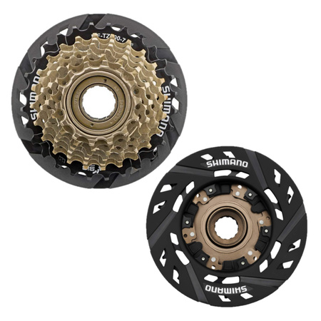 Wolnobieg 7-rzędowy 14-28 Z Osłoną SHIMANO MFTZ5007428CP + Protektor