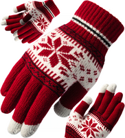 RĘKAWICZKI ZIMOWE DOTYKOWE DO TELEFONU NORWESKIE