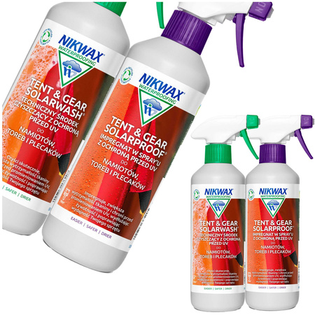 Nikwax Tent&Gear Do Prania I Impregnacji Namiotów 2x500 ml Impregnat