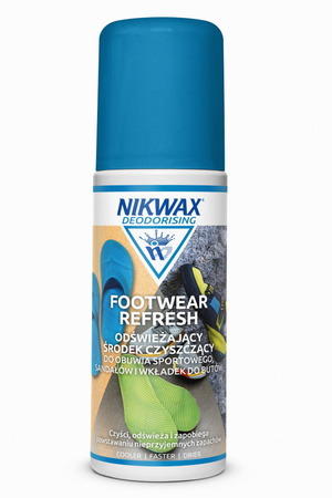 NIKWAX Footwear Refresh Odświeżacz Butów Sportowych Sandały Wkładki 125 ml