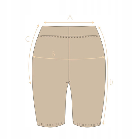 Legginsy damskie OTH F053 czarne XXL