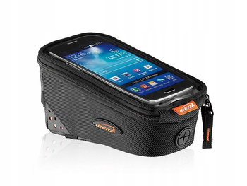 IBERA Sakwa na rower na ramę etui na telefon 1,1 L
