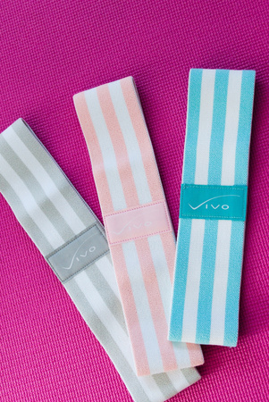 GUMY OPOROWE TAŚMY MATERIAŁOWE DO ĆWICZEŃ HIP BAND