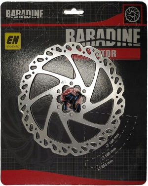 TARCZA HAMULCOWA 160MM + 6 śrub T25 BARADINE DB-01