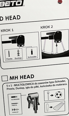 PROX POMPKA ROWEROWA Z WĘŻYKIEM PODŁOGOWA AV/FV/DV