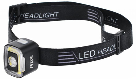 LAMPKA ROWEROWA Z FUNKCJĄ CZOŁÓWKI PROX ARA II COB LED + XPE LED 200lm