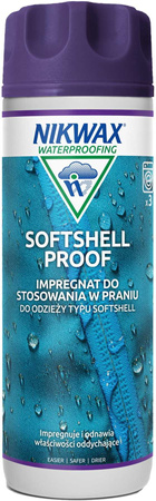 NIKWAX Zestaw 2x300ml SoftShell Proof Tech Wash Pranie Impregnacja Kurtek