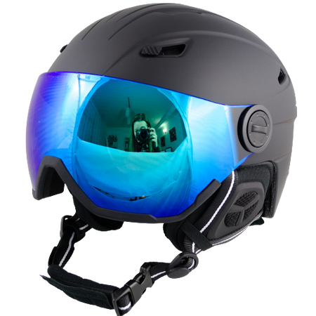 KASK NARCIARSKI Z SZYBĄ GOGLAMI REVO SHIFT KASK SNOWBOARDOWY L +GRATIS