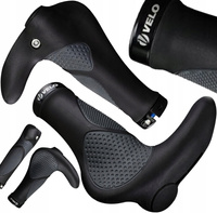 VELO CHWYTY GRIPY ROWEROWE RĄCZKI KIEROWNICY +ROGI