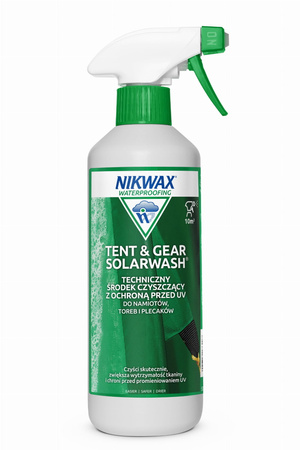 Nikwax Tent&Gear SolarWash Spray-On 500ml Środek UV do Czyszczenia Namiotów