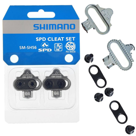 SHIMANO BLOKI DO PEDAŁÓW SM-SH56 MTB KOMPLETNE