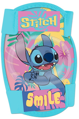 OCHRANIACZE NA KOLANA I ŁOKCIE OCHRANIACZE NA ROWER ROLKI LILO STITCH