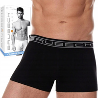 BOKSERKI męskie BRUBECK BEZSZWOWE bawełna termo M