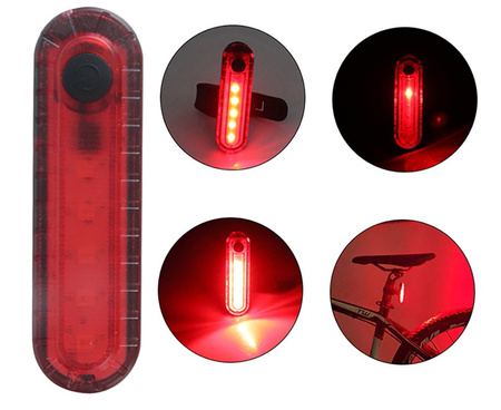 Zestaw lampek rowerowych AKU USB 300 lumenów MOCNE