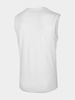 MĘSKA KOSZULKA 4F BEZ RĘKAWÓW TANK TOP BASIC PODKOSZULEK BIAŁA XXL