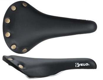 Siodełko Rowerowe Retro FIX Ostre Koło VELO Czarne