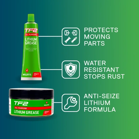 Smar Litowy Biały WELDTITE TF2 40g Do Sterów Łożysk Suportów Antykorozyjny