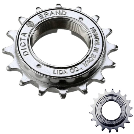 Wolnobieg 1-rzędowy 18T Nakręcany 1/8 BSA Srebrny