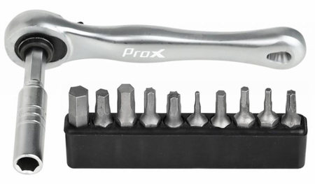 Multitool PROX Zestaw Kluczy Rowerowych GRZECHOTKA KIESZONKOWA 105MM KIT-15