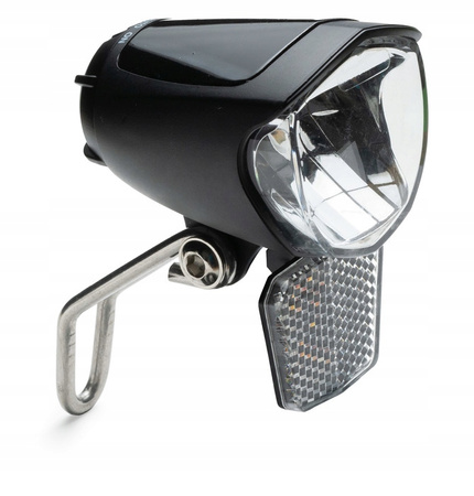 LAMPA ROWEROWA PRZEDNIA NA DYNAMO LED ON/OFF 70LUX